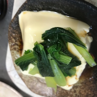 あったか小松菜豆腐